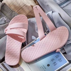 Zapatillas portátiles de viaje, zapatillas plegables de suela blanda ligeras antideslizantes de viaje para hombres y mujeres - Product Image 5