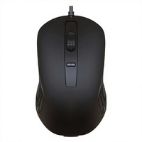 JEDEL Mouse Komputer USB Berkabel Mouse Kantor Optik Ergonomis Desain Samping Anti Selip DPI Dapat Disesuaikan untuk Laptop Desktop PC