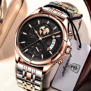 POEDAGAR Luxury Men Watch Business Waterproof Date Chronograph Full Steel Quartz Men Wrist Watches Male <b>Clock</b> Reloj Hombre Dress - Product Image 2