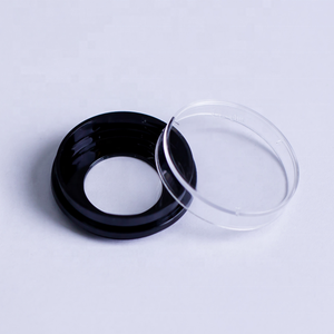 طبق بتري زجاجي من البوروسيليكات للاستخدام في المختبرات الميكروبية / طبق زجاجي بقاع زجاجي مع 3 فتحات تهوية 35*12 مم - Product Image 5