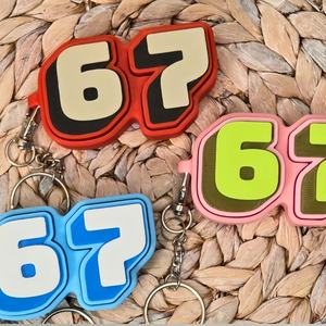 Llavero con diseño de tecla de teclado Steal a Brainrot <span class=keywords><strong>67</strong></span>, Fidget <span class=keywords><strong>Spinner</strong></span> para aliviar la ansiedad, decoraciones para mochilas, regalos, juguetes antiestrés - Product Image 5