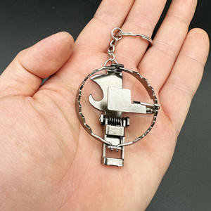 Porte-clés fantaisie décapsuleur et piège à souris en métal, double usage, design créatif, pendentif extérieur, cadeau, vente en gros - Product Image 1