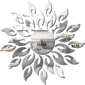 Modernas y Lujosas Pegatinas de Pared Acrílicas 3D, Espejos Reflectantes Decorativos para el Hogar, para la Sala de Estar - Product Image 2