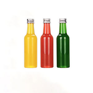 Wholesale 50ml 100ml 150ml Mini <b>Miniature</b> Leak Proof Plastic Juice Wine Beer Soda Tea Liquor <b>Bottle</b> with Screen Printing - Product Image 6