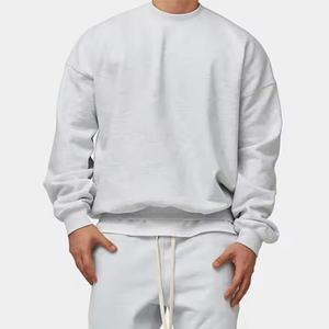 Sweat-shirts de jogging pour hommes, impression personnalisée en gros, broderie, sweat-shirts de fitness pour hommes, col rond - Product Image 3