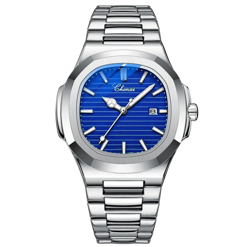New Arrival Chenxi 8222 Watch For Men New Style Stainless Steel Strap Waterproof Quartz Movement Business Men Hand Watch