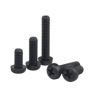 NINDEJIN M2 M2.5 M3 M4 <b>Plastic</b> <b>Screws</b> Metric Nylon PA66 Cross Pound Head Machine <b>Screw</b> Manufacturer Customized - Product Image 3