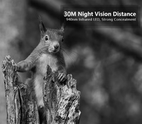Caméra de chasse BSTCAM 4K 48MP avec connexion vidéo et application WiFi, viseur pour la chasse manuelle, détection de mouvement pour la faune sauvage
