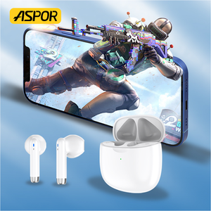 Audífonos Inalámbricos TWS ASPOR A608 BT 5.1, Buen <span class=keywords><strong>Precio</strong></span>, Buena Calidad, Gran Venta, Estuche Blanco y Negro, Universales para Todos los Teléfonos Móviles - Product Image 2
