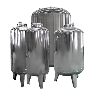 Ss 304/316 Stainless Steel Water Tank Activated Carbon Quartz Sand Filter Stainless Steel Water Tank