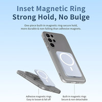 Étui magnétique antichoc en TPU mat pour Samsung Galaxy A16 A17, coque de téléphone portable S26 Ultra S25 Plus S24