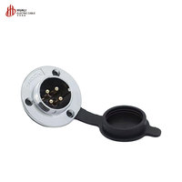 Prise d'alimentation aéronautique GX25 234567891012P 25M DF25, adaptateur de connecteur électrique 10A 250V, cuivre pur plaqué or, automobile