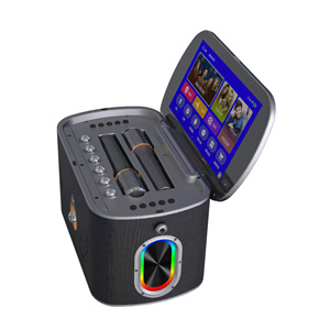 Macchina per Karaoke Android All-in-One con Schermo Touch da 12 Pollici, Microfoni Wireless, Altoparlanti da 5 Pollici, Ordinazione <span class=keywords><strong>Canzoni</strong></span> via Cloud, PA Portatile - Product Image 4