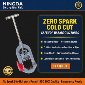 Cortador de Tuberías Articulado a Prueba de Explosiones de 1 a 2.5 Pulgadas, <span class=keywords><strong>Herramienta</strong></span> Manual de Corte en Frío sin Chispas para Reparación de Emergencia de Tuberías de Gas, OEM - Product Image 3