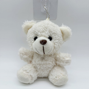Ours en peluche très bon marché de 4' 13cm avec t-shirt avec logo personnalisé Symbole de la marque Pays Peluche Jouet porte-clés Souvenir & Promotion - Product Image 4