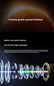 โปรเจคเตอร์เลเซอร์สามสี Dangbei S9 Ultra Max ความสว่าง 5800 CVIA ลูเมนส์ 4K 120HZ โปรเจคเตอร์โฮมซีนีม่าอัจฉริยะ - Product Image 3