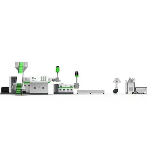 Línea de máquina de reciclaje de plástico de refrigeración por agua 2024/línea de peletización/línea de granulación para residuos