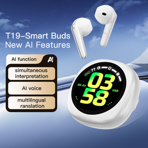 T19 unisex không dây cho <span class=keywords><strong>Bluetooth</strong></span> dịch Tai nghe 15h cuộc sống lâu dài thời trang ai Tai nghe LED/Hiển thị kỹ thuật số tuyệt vời - Product Image 3