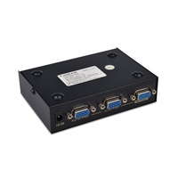 1x2 2 Portlu VGA SVGA Video Ayırıcı Amplifikatör Çoğaltıcı Yüksek Bant Genişliği 350MHz Kompozit Video 2K/1080P Destekli PC/Multimedya Kullanımı