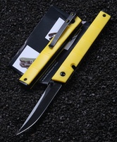 Vente flash - Couteau pliant miniature 7096 - Haute dureté - Couteau de poche avec clip - Camping en plein air - Survie en milieu sauvage - Outil EDC - OEM personnalisé