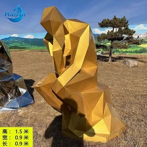 Sculpture en <span class=keywords><strong>bronze</strong></span> polie sculptée à la main, célèbre statue du Penseur pour la décoration <span class=keywords><strong>de</strong></span> jardin - Product Image 6