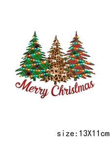 LETOP DIY UV Wraps Transferts 1PCS Merry Christmas Trees Present Cap for 16oz Libbey Glasses Bottles Cup 160z - Product Image 4