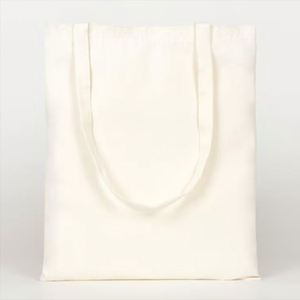 Large Durable Unisex Black Cotton Canvas Casual Tote Bag <b>Open</b> Top Custom DIY Logo Thick Shoulder Travel Beach Shopping Bag - Product Image 6