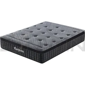 roll up commercial hotel mattress in a box Pillow top mattress