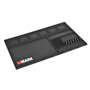 WMARK W-42 Tapis d'organisation magnétique professionnel antidérapant en PVC 3D pour outils de barbier, accessoires de salon (tondeuses, <span class=keywords><strong>ciseaux</strong></span>) - Product Image 5