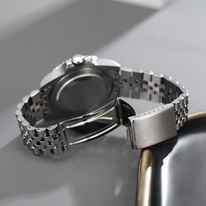 Браслет для часов RTS из нержавеющей стали, изогнутый юбилейный золотистый браслет серебристого цвета, подходит для RLX SKX Watch, 18 мм 19 м 20 мм - Product Image 3