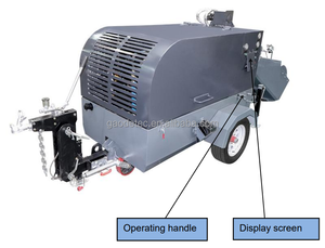 Machine diesel de chape du GPXT200-D/A 5m3/h pour mélanger et transporter le mortier semi-sec - Product Image 6