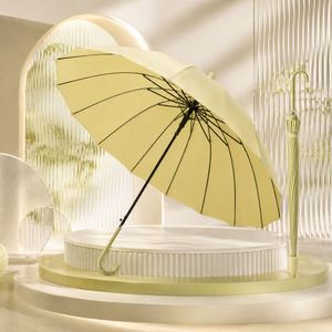 Parapluie pliant compact 16 baleines avec logo personnalisé OEM, motif floral vintage, poignée en cuir, pour femme, cadeau, vente en gros - Product Image 1