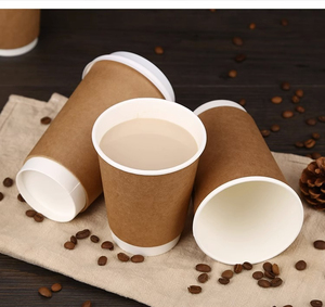 แก้วกาแฟ/ชานมแบบใช้แล้วทิ้ง ขนาด 10, 14, 16 ออนซ์ พร้อมฝาปิด แก้วกระดาษสองชั้นสำหรับเครื่องดื่มร้อน พิมพ์โลโก้ได้ตามต้องการ - Product Image 5
