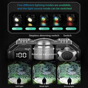 Lámpara de Trabajo LED COB Solar ALECTER APH-L137, 1500LM, Magnética, IP65 Impermeable, 6000K Luz Diurna, Recargable por USB, Linterna para Auto - Product Image 3