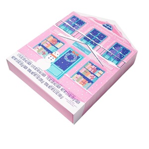 Cajas navideñas con calendario, imanes de cartón con forma de libro para sellar, personalizables según las necesidades. - Product Image 1