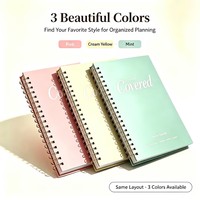 Carnet de notes personnalisé avec reliure spirale, couverture rigide en PVC, agenda, organiseur de catalogue, avec logo, idéal comme cadeau