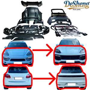 Offerta a Tempo Limitato per <span class=keywords><strong>Porsche</strong></span> Cayenne 2011: Aggiornamento ai Pannelli Carrozzeria 2025, Paraurti Anteriore, Fari, Griglia, Materiali Resistenti agli Urti - Product Image 1