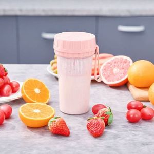 Licuadora Portátil Mini, 400 ml, Plástico, Motor DC, Carga USB, Preparadora de Smoothies, Uso Doméstico, Color Rosa - Product Image 3