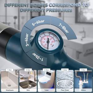 Desatascador Universal Flexible y Ecológico de Goma y Acero al Carbono con Recubrimiento en Polvo para Inodoros y Baños - Product Image 3