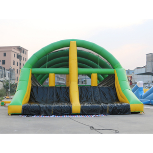 Pista de obstáculos inflable gigante para adultos, 15x8m, con tobogán para eventos de carrera de desafío, fábrica inflable de China - Product Image 4