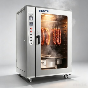 Machine à fumer les saucisses industrielle, four à fumer électrique pour poisson, poulet, bœuf, <span class=keywords><strong>jambon</strong></span> avec certification CE - Product Image 3
