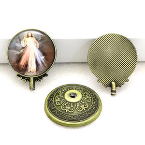 Artículos católicos personalizados chapados en oro Jesús <span class=keywords><strong>Nuestro</strong></span> <span class=keywords><strong>Padre</strong></span> Virgen María Decoración Hogar Coche Protección Iglesia Artesanía - Product Image 5