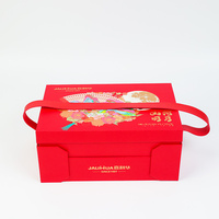 Boîte cadeau en carton de qualité alimentaire, impression personnalisée, anti-rayures, poignée portable, vente en gros pour desserts et confiseries
