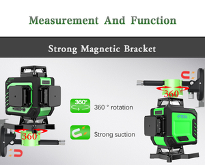 Laser Level Otomatis 4D Rotary 360 <span class=keywords><strong>Self</strong></span> Leveling dengan Pulse untuk Alat Pengukur Bangunan 16 Garis Sinar Hijau Laser Land <span class=keywords><strong>Leveler</strong></span> - Product Image 5