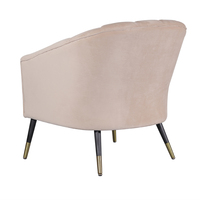 Moderne best-seller Mobilier de maison de luxe Fauteuil de loisir Fauteuil simple moderne en velours vert turquoise sarcelle