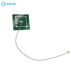 Internal 1616-1626 MHZ 3dbi Passive ceramic <b>patch</b> square antenna with 1.13mm <b>cable</b> ufl connector - Product Image 2