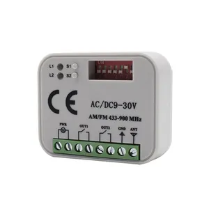 Beste Garagedeur Afstandsbediening Ontvanger Multifrequency 300-868Mhz Ac/Dc 9-30V Ontvanger Rolling code Afstandsbediening Schakelaar