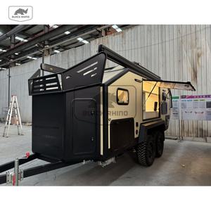 Pequeño Camper Pop up Truck Slide en Rv Trailer <span class=keywords><strong>Autocaravana</strong></span> 4x4 Off Road Offroad Camping Rvs Home Rooftop Tent Hard Top - Product Image 2