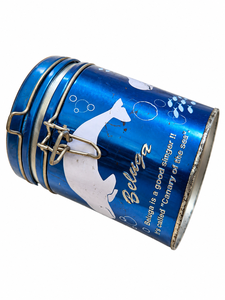 Lata Redonda de Hojalata con Doble Cierre de Alambre, Apta para Alimentos, Hermética, Cilindro Metálico para Envasar Café, Té y Dulces - Product Image 2