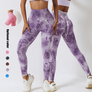 Nuove donne di controllo Tye senza soluzione di continuità sollevare i pantaloni da Yoga alla anca Leggings Fitness a <span class=keywords><strong>Vita</strong></span> <span class=keywords><strong>Alta</strong></span> - Product Image 1